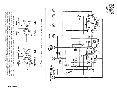Stabilizing Amplifier K2-P; Philbrick Researches (ID = 1207361) Diversos