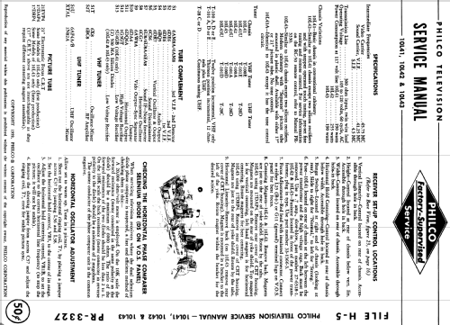 10L41U ; Philco, Philadelphia (ID = 1171554) Televisore