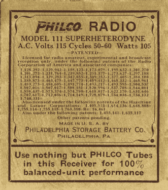 111 Highboy; Philco, Philadelphia (ID = 3019679) Radio