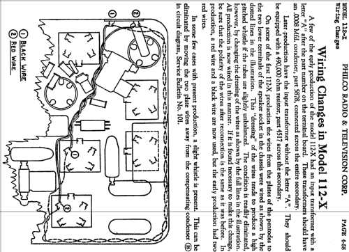 112X ; Philco, Philadelphia (ID = 460701) Radio