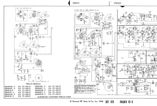 22D4033L Ch= TV-332U; Philco, Philadelphia (ID = 2147451) Televisión