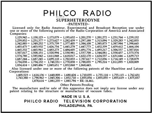 34B ; Philco, Philadelphia (ID = 3030122) Radio