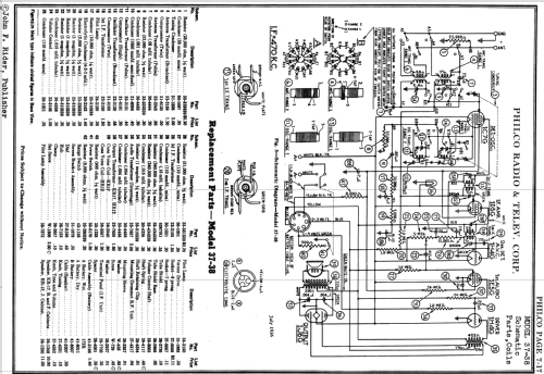 37-38B ; Philco, Philadelphia (ID = 562651) Radio