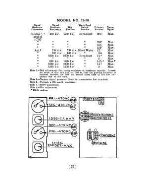 37-38F ; Philco, Philadelphia (ID = 2833647) Radio