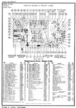 37-640B ; Philco, Philadelphia (ID = 2806809) Radio