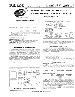 38-10 Code 121; Philco, Philadelphia (ID = 2900468) Radio