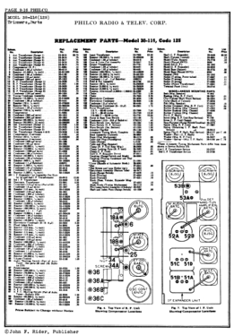 38-116EZ Code 125; Philco, Philadelphia (ID = 2868795) Radio
