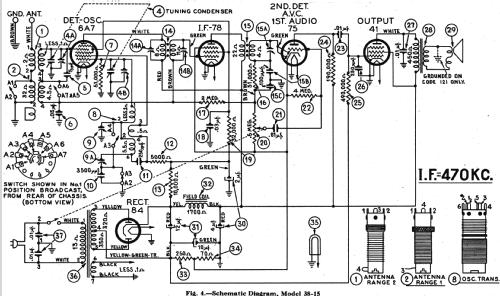 38-15CB ; Philco, Philadelphia (ID = 501540) Radio