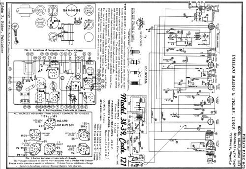 38-39T ; Philco, Philadelphia (ID = 501575) Radio