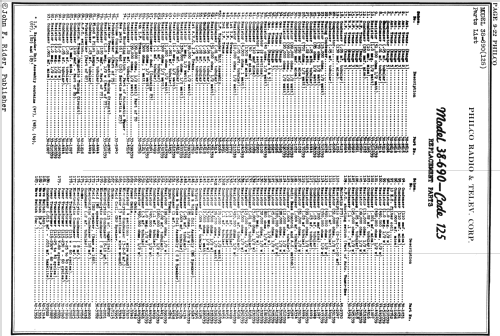 38-690XX 125; Philco, Philadelphia (ID = 501954) Radio