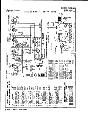 39-17T ; Philco, Philadelphia (ID = 2869626) Radio