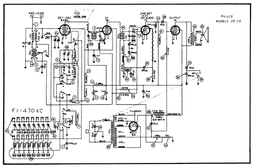 39-25T ; Philco, Philadelphia (ID = 318083) Radio