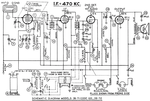 39-72T ; Philco, Philadelphia (ID = 483210) Radio