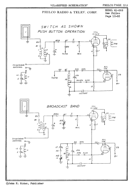 41-245T ; Philco, Philadelphia (ID = 2907976) Radio