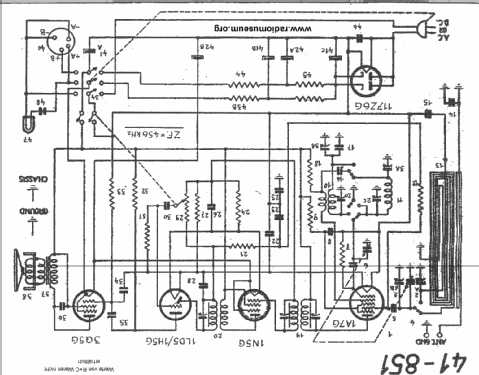 41-851T ; Philco, Philadelphia (ID = 22610) Radio