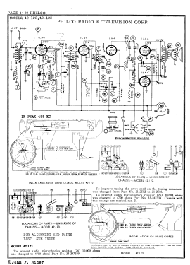 42-123F ; Philco, Philadelphia (ID = 2879577) Radio