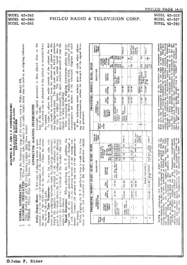 42-340 T Code 121; Philco, Philadelphia (ID = 2880309) Radio