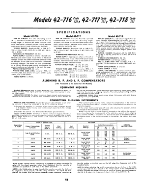 42-716T Tropic; Philco, Philadelphia (ID = 2921622) Radio