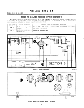 46-1201 Code 121; Philco, Philadelphia (ID = 2903192) Radio