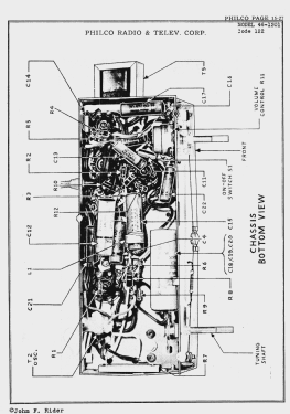 46-1201 ; Philco, Philadelphia (ID = 2889180) Radio