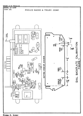 46-1209 Radio-Phonograph Code 121 and 122; Philco, Philadelphia (ID = 2889184) Radio