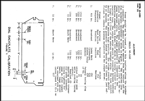 46-1226 Code 121 Radio-Phonograph; Philco, Philadelphia (ID = 476505) Radio