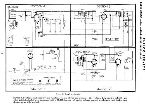 46-203 ; Philco, Philadelphia (ID = 1855056) Radio