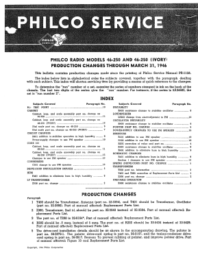 46-250 Transitone Code 121; Philco, Philadelphia (ID = 2931291) Radio