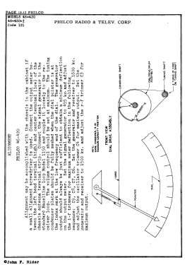 46-420 Code 128; Philco, Philadelphia (ID = 2889145) Radio