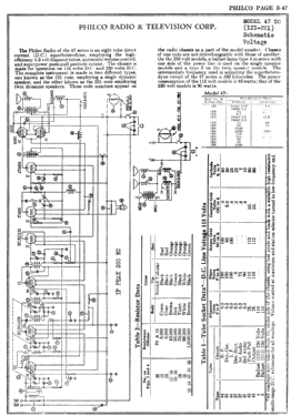 47X ; Philco, Philadelphia (ID = 2809068) Radio