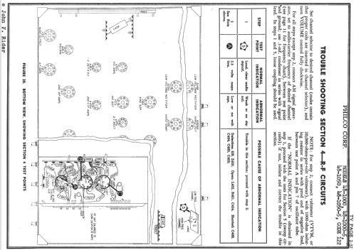 48-1000-5 code 122; Philco, Philadelphia (ID = 737491) Television