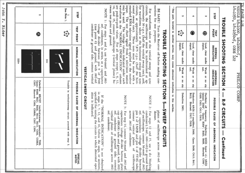 48-1000-5 code 122; Philco, Philadelphia (ID = 737492) Television