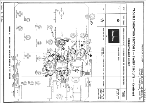 48-1000-5 code 122; Philco, Philadelphia (ID = 737495) Television