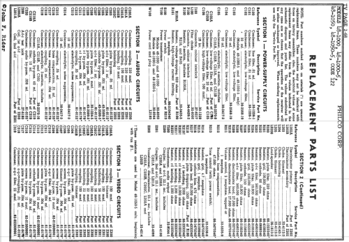 48-1000-5 code 122; Philco, Philadelphia (ID = 737503) Television