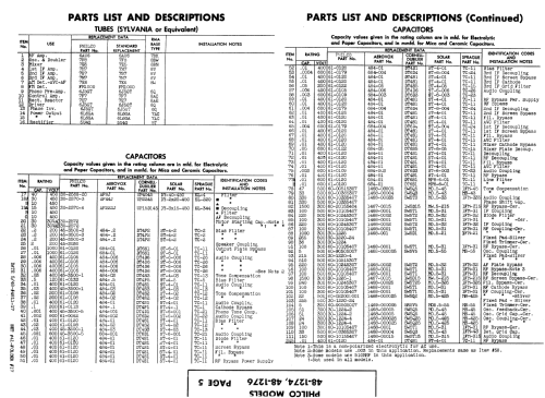 48-1274 ; Philco, Philadelphia (ID = 990891) Radio