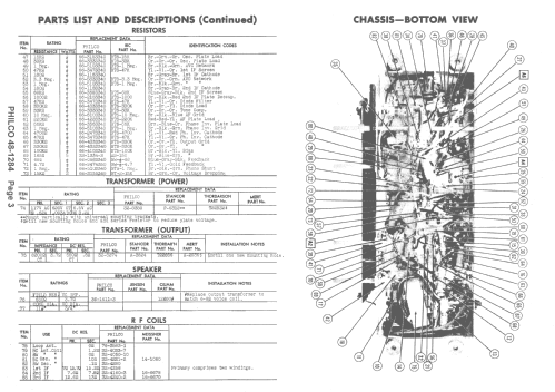 48-1284 ; Philco, Philadelphia (ID = 1396903) Radio