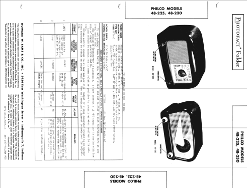 48-225 Transitone; Philco, Philadelphia (ID = 809757) Radio