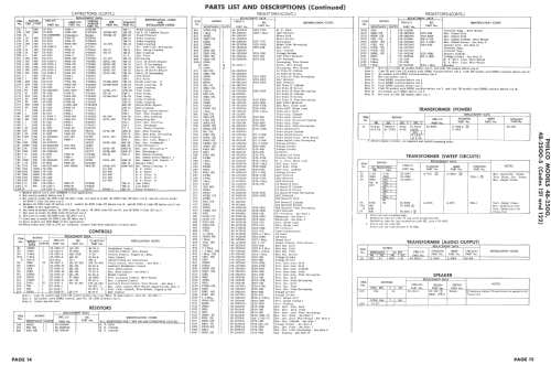 48-2500-5 Code 121 and 122; Philco, Philadelphia (ID = 1611484) Television