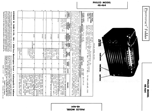 48-464 ; Philco, Philadelphia (ID = 900186) Radio