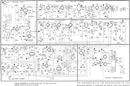 49-1040 Code 121; Philco, Philadelphia (ID = 1133911) Fernseh-E