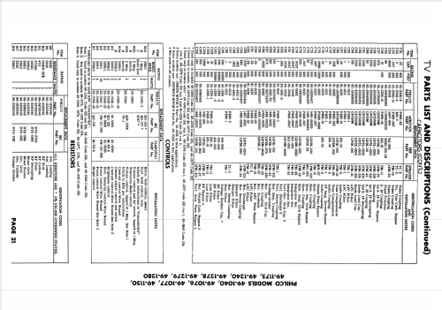 49-1150 Code 122; Philco, Philadelphia (ID = 1789800) Fernseh-E