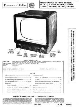 51-T1830 ; Philco, Philadelphia (ID = 2965856) Televisión