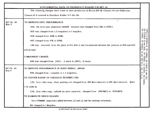 52-T2253 Ch= D-4, 44; Philco, Philadelphia (ID = 3132381) Fernseh-E