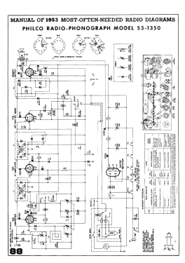 53-1350 ; Philco, Philadelphia (ID = 2894638) Radio