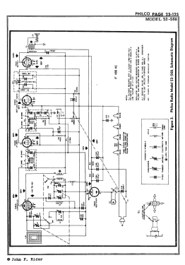 53-568 ; Philco, Philadelphia (ID = 2891931) Radio