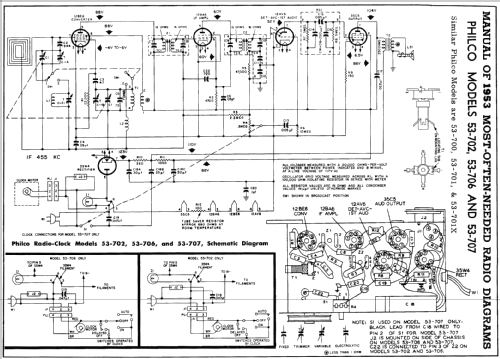 53-706 ; Philco, Philadelphia (ID = 164233) Radio