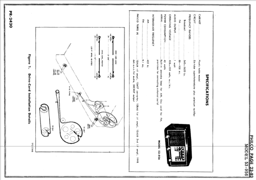 53-956 ; Philco, Philadelphia (ID = 139602) Radio