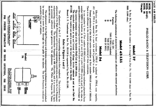 54C 54; Philco, Philadelphia (ID = 128772) Radio