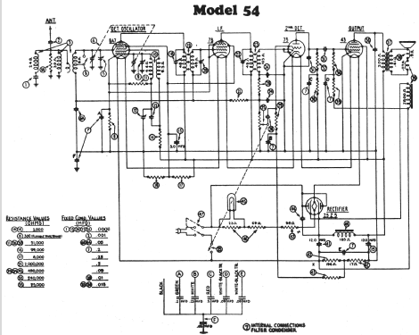 54C ; Philco, Philadelphia (ID = 537245) Radio