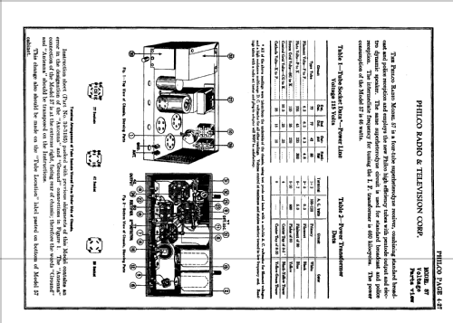 57C ; Philco, Philadelphia (ID = 94663) Radio